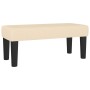 Cream fabric bench 70x30x30 cm by vidaXL, Banks - Ref: Foro24-346621, Price: 42,73 €, Discount: %