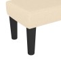 Banco de tela color crema 70x30x30 cm de vidaXL, Bancos - Ref: Foro24-346621, Precio: 42,73 €, Descuento: %