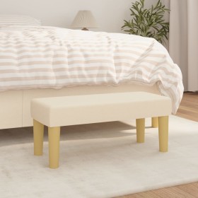 Cream fabric bench 70x30x30 cm by vidaXL, Banks - Ref: Foro24-346629, Price: 43,73 €, Discount: %