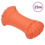 Cuerda de trabajo polipropileno naranja 8 mm 25 m de vidaXL, Sogas y cuerdas metálicas - Ref: Foro24-152928, Precio: 9,99 €, ...