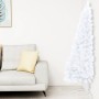 Medio árbol de Navidad con luces y bolas blanco 120 cm de vidaXL, Arboles de navidad - Ref: Foro24-3077482, Precio: 58,03 €, ...