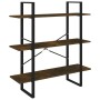 Smoked oak plywood shelf 100x30x105 cm by vidaXL, Bookcases and shelves - Ref: Foro24-821321, Price: 46,20 €, Discount: %