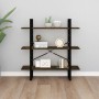 Smoked oak plywood shelf 100x30x105 cm by vidaXL, Bookcases and shelves - Ref: Foro24-821321, Price: 46,20 €, Discount: %