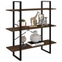 Smoked oak plywood shelf 100x30x105 cm by vidaXL, Bookcases and shelves - Ref: Foro24-821321, Price: 46,20 €, Discount: %