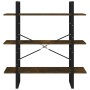 Smoked oak plywood shelf 100x30x105 cm by vidaXL, Bookcases and shelves - Ref: Foro24-821321, Price: 46,20 €, Discount: %