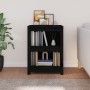 Solid black pine wood shelf 50x35x68 cm by vidaXL, Bookcases and shelves - Ref: Foro24-821703, Price: 67,99 €, Discount: %