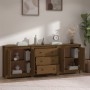 Honigbraunes Sideboard aus massiver Kiefer 210x35x80 cm von vidaXL, Sideboards - Ref: Foro24-3114072, Preis: 278,70 €, Rabatt: %