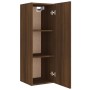 TV furniture set 4 pieces oak brown plywood by vidaXL, TV Furniture - Ref: Foro24-3114205, Price: 183,19 €, Discount: %