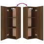 TV furniture set 4 pieces oak brown plywood by vidaXL, TV Furniture - Ref: Foro24-3114205, Price: 183,19 €, Discount: %