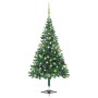 Künstlicher Weihnachtsbaum mit Lichtern und Kugeln 910 Äste 210 cm von vidaXL, Weihnachtsbäume - Ref: Foro24-3077490, Preis: ...