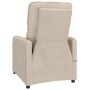 Cream Microfiber Fabric Massage Recliner by vidaXL, Electric massage chairs - Ref: Foro24-347980, Price: 183,30 €, Discount: %