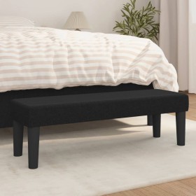 Black fabric bench 100x30x30 cm by vidaXL, Banks - Ref: Foro24-346646, Price: 56,08 €, Discount: %