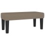 Banco de tela gris taupe 70x30x30 cm de vidaXL, Bancos - Ref: Foro24-346620, Precio: 42,73 €, Descuento: %