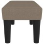 Banco de tela gris taupe 70x30x30 cm de vidaXL, Bancos - Ref: Foro24-346620, Precio: 42,73 €, Descuento: %