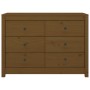 Armario auxiliar madera maciza de pino marrón miel 100x40x72 cm de vidaXL, Aparadores - Ref: Foro24-821767, Precio: 175,68 €,...