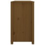 Armario auxiliar madera maciza de pino marrón miel 100x40x72 cm de vidaXL, Aparadores - Ref: Foro24-821767, Precio: 175,68 €,...