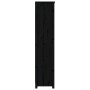 Solid black pine wood shelf 80x35x154 cm by vidaXL, Bookcases and shelves - Ref: Foro24-821693, Price: 164,71 €, Discount: %