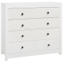 Solid white pine wood auxiliary cabinet 100x40x90 cm by vidaXL, Sideboards - Ref: Foro24-821770, Price: 207,99 €, Discount: %