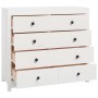 Solid white pine wood auxiliary cabinet 100x40x90 cm by vidaXL, Sideboards - Ref: Foro24-821770, Price: 207,99 €, Discount: %