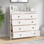 Solid white pine wood auxiliary cabinet 100x40x90 cm by vidaXL, Sideboards - Ref: Foro24-821770, Price: 207,99 €, Discount: %