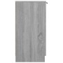 Mueble zapatero de madera contrachapada gris Sonoma 59x35x70 cm de vidaXL, Zapateros y organizadores de calzado - Ref: Foro24...