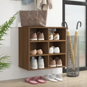 Oak brown shoe rack furniture 52.5x30x50 cm by vidaXL, Lockers and storage cabinets - Ref: Foro24-820512, Price: 37,99 €, Dis...