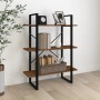 Plywood oak brown bookshelf 80x30x105 cm by vidaXL, Bookcases and shelves - Ref: Foro24-821317, Price: 56,46 €, Discount: %