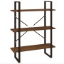 Plywood oak brown bookshelf 80x30x105 cm by vidaXL, Bookcases and shelves - Ref: Foro24-821317, Price: 56,46 €, Discount: %