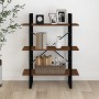 Plywood oak brown bookshelf 80x30x105 cm by vidaXL, Bookcases and shelves - Ref: Foro24-821317, Price: 56,46 €, Discount: %