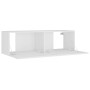 Set de muebles para TV 4 piezas madera contrachapada blanco de vidaXL, Muebles TV - Ref: Foro24-3114206, Precio: 179,08 €, De...