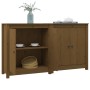 Sideboard 2 units of solid brown pine wood 70x35x80 cm by vidaXL, Sideboards - Ref: Foro24-3114067, Price: 185,86 €, Discount: %