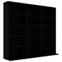 Estantería para CD madera contrachapada negro 102x23x89,5 cm de vidaXL, Almacenamiento para CD y DVD - Ref: Foro24-801788, Pr...