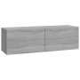 Muebles de TV 4 piezas gris Sonoma 100x30x30 cm de vidaXL, Muebles TV - Ref: Foro24-3114196, Precio: 209,02 €, Descuento: %