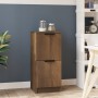 Oak brown plywood sideboard 30x30x70 cm by vidaXL, Sideboards - Ref: Foro24-817022, Price: 44,60 €, Discount: %