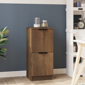 Oak brown plywood sideboard 30x30x70 cm by vidaXL, Sideboards - Ref: Foro24-817022, Price: 43,16 €, Discount: %