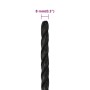 Black 8 mm 250 m polypropylene work rope by vidaXL, Ropes and metal cords - Ref: Foro24-153009, Price: 50,99 €, Discount: %