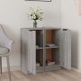 Aparadores 2 uds madera contrachapada gris Sonoma 30x30x70 cm de vidaXL, Aparadores - Ref: Foro24-817009, Precio: 68,46 €, De...