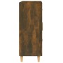 Aparador de madera de ingeniería roble ahumado 69,5x34x90 cm de vidaXL, Aparadores - Ref: Foro24-817363, Precio: 86,04 €, Des...