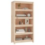 Estantería madera maciza de pino 80x35x154 cm de vidaXL, Librerías y estanterías - Ref: Foro24-821689, Precio: 149,99 €, Desc...