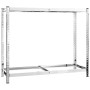 Tire shelves 2 levels 2 units steel 110x40x110 cm by vidaXL, Industrial shelving - Ref: Foro24-152892, Price: 71,20 €, Discou...