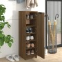 Schuhschrank aus braunem Eichensperrholz, 30 x 35 x 100 cm von vidaXL, Schuhregale und Schuhorganisatoren - Ref: Foro24-81710...