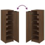 Oak brown plywood shoe cabinet 30x35x100 cm by vidaXL, Shoe racks and shoe organizers - Ref: Foro24-817107, Price: 67,57 €, D...