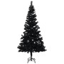 Beleuchteter Weihnachtsbaum mit Lichtern und Kugeln schwarz 150 cm von vidaXL, Weihnachtsbäume - Ref: Foro24-3077503, Preis: ...