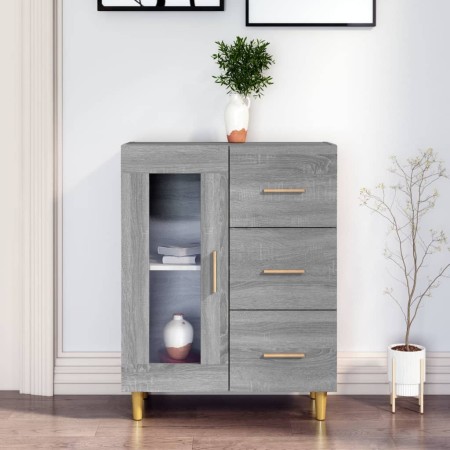 Sonoma gray engineered wood sideboard 69.5x34x90 cm by vidaXL, Sideboards - Ref: Foro24-817364, Price: 88,99 €, Discount: %