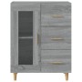 Aparador de madera de ingeniería gris Sonoma 69,5x34x90 cm de vidaXL, Aparadores - Ref: Foro24-817364, Precio: 88,77 €, Descu...