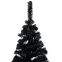 Beleuchteter Weihnachtsbaum mit Lichtern und Kugeln schwarz 150 cm von vidaXL, Weihnachtsbäume - Ref: Foro24-3077503, Preis: ...