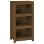 Estantería madera maciza de pino marrón miel 50x35x97 cm de vidaXL, Librerías y estanterías - Ref: Foro24-821707, Precio: 65,...