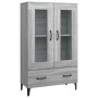 Aparador alto de madera contrachapada gris Sonoma 70x31x115 cm de vidaXL, Aparadores - Ref: Foro24-817481, Precio: 112,20 €, ...