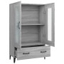 Aparador alto de madera contrachapada gris Sonoma 70x31x115 cm de vidaXL, Aparadores - Ref: Foro24-817481, Precio: 112,20 €, ...