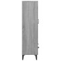 Aparador alto de madera contrachapada gris Sonoma 70x31x115 cm de vidaXL, Aparadores - Ref: Foro24-817481, Precio: 112,20 €, ...